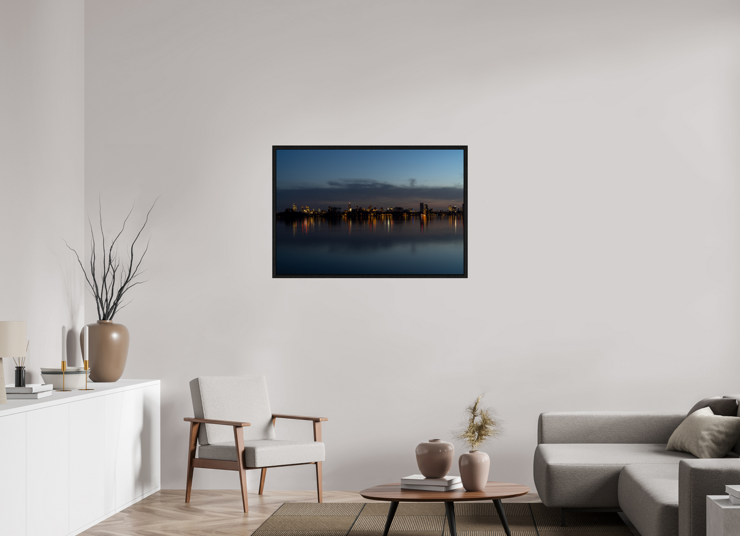 105 x 70 cm, Floater Frame Rotterdam Kralingseplas
