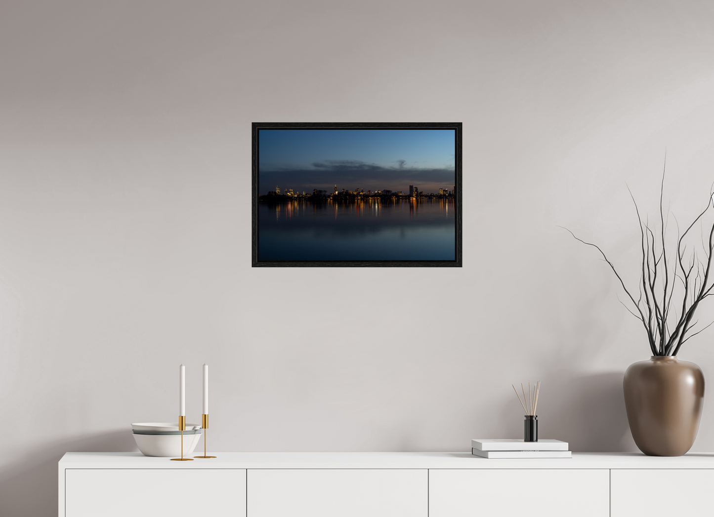 60 x 40 cm, Floater Frame Rotterdam Kralingseplas