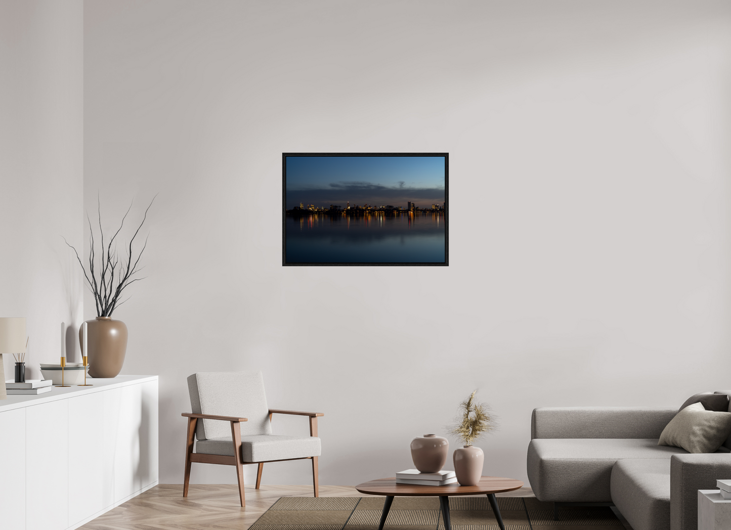 90 x 60 cm, Floater Frame Rotterdam Kralingseplas